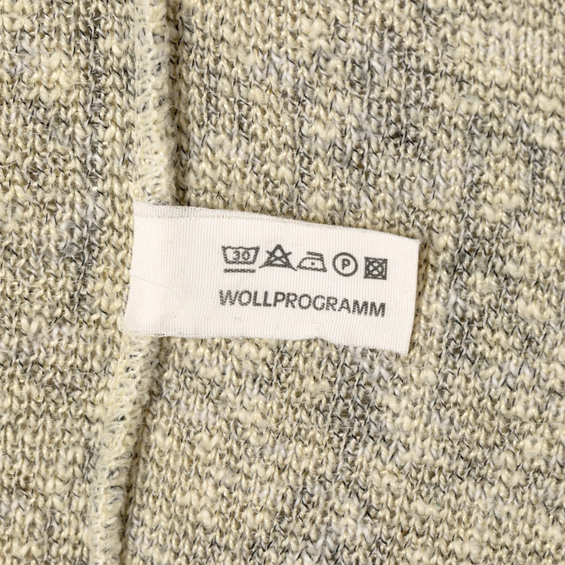70s Vintage Jacquard Deep V Neck Jumper