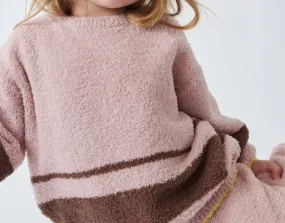 7Am Enfant - Girl's Boxy Striped Sweater