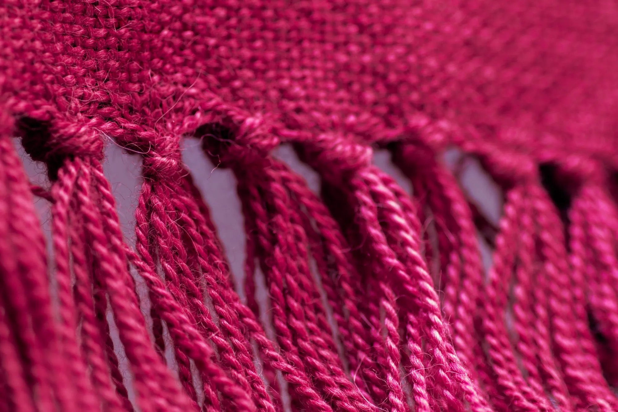 Alpaca Scarf  - Burgundy Tafetán