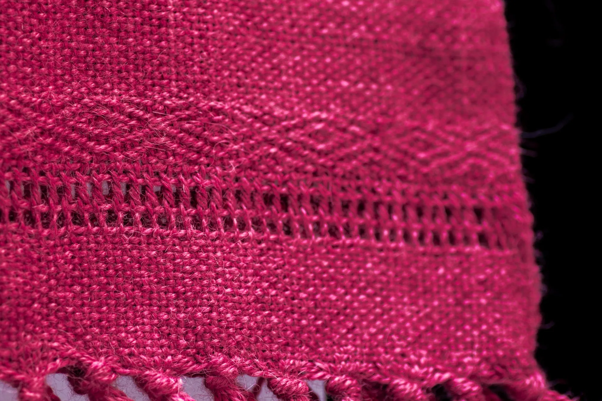 Alpaca Scarf  - Burgundy Tafetán