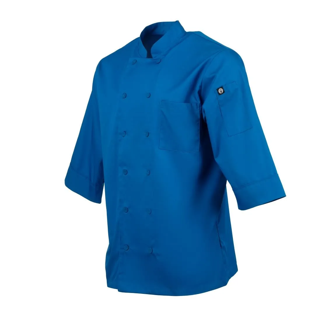 B178-L Chef Works Unisex Chefs Jacket Blue L