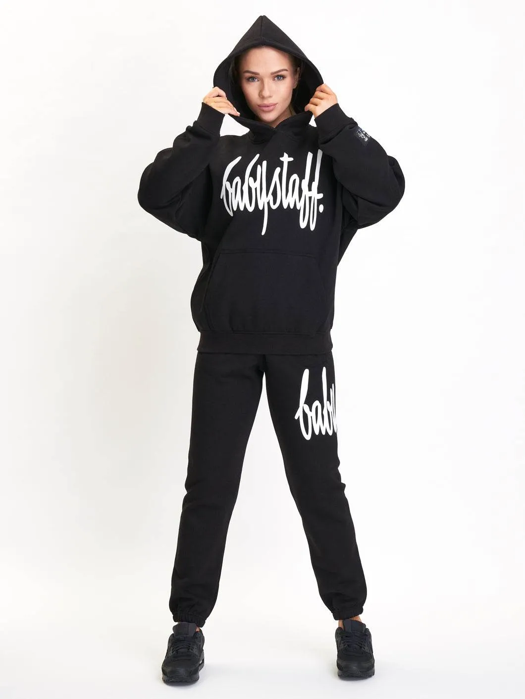 Babystaff Fast Oversized Hoodie Black