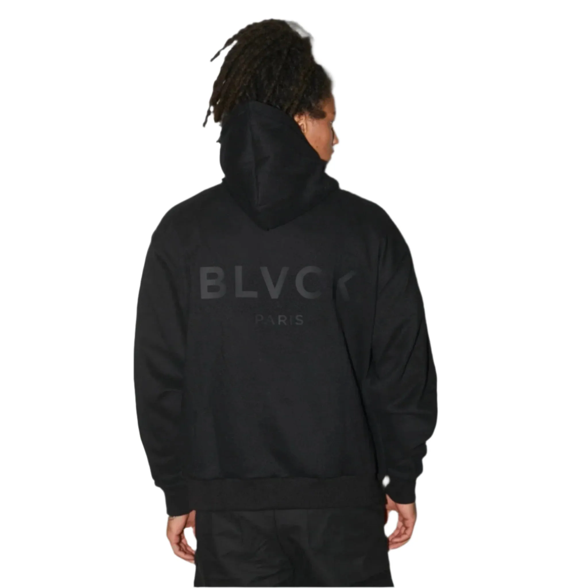 Blvck Paris - "Blvck Hoodie 'Black" - UV Print Logo - Unisex