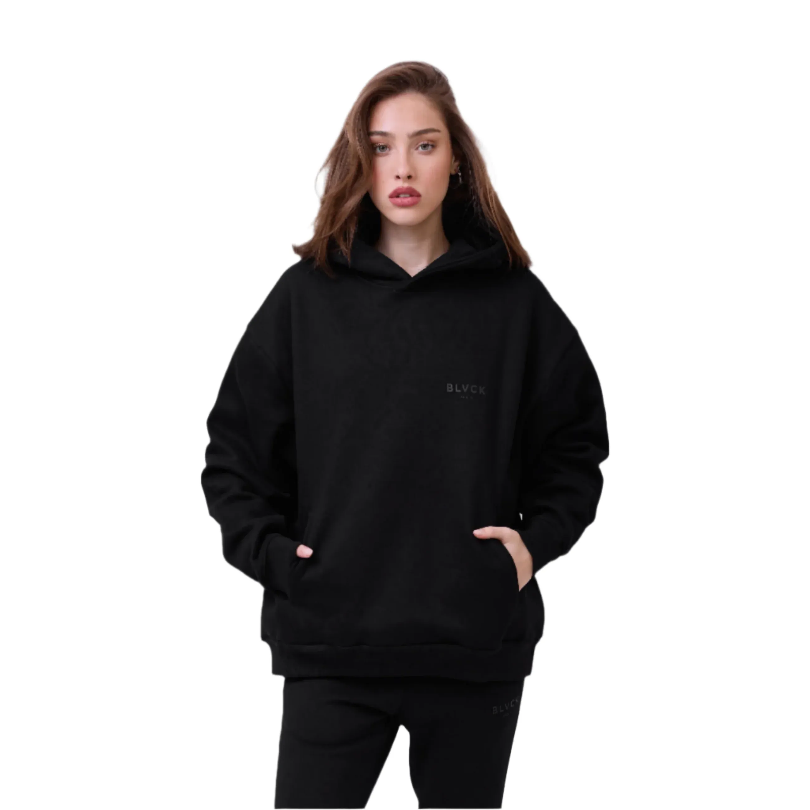 Blvck Paris - "Blvck Hoodie 'Black" - UV Print Logo - Unisex