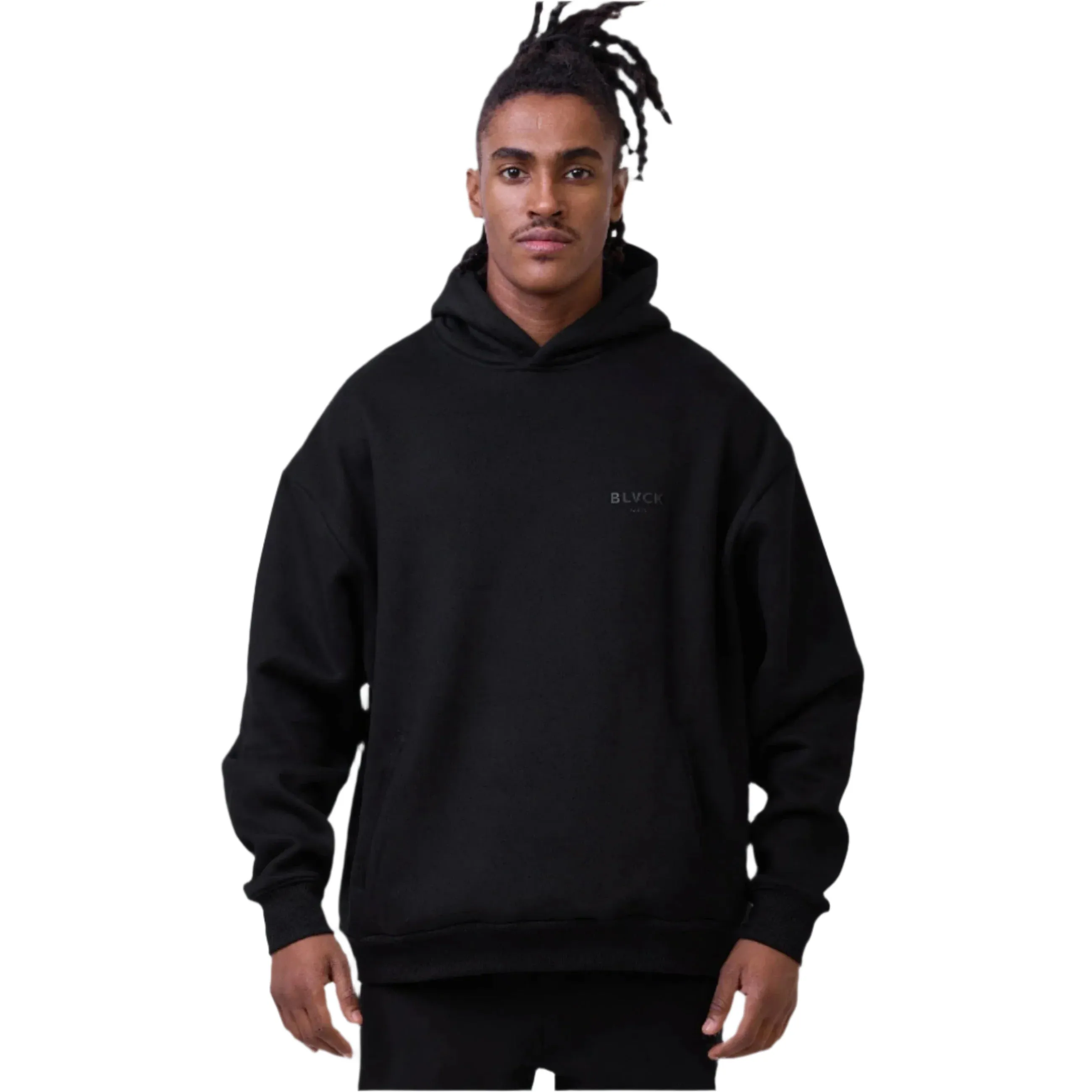 Blvck Paris - "Blvck Hoodie 'Black" - UV Print Logo - Unisex