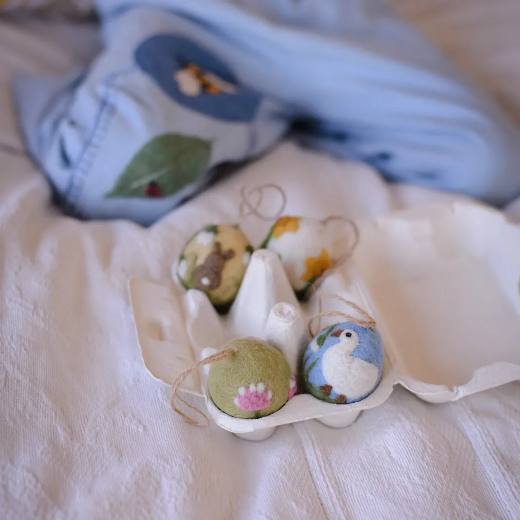 Box of six artisan egg ornaments (PREORDER)