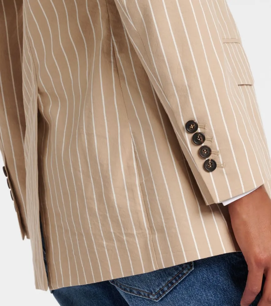 Brunello Cucinelli Cotton and silk blazer