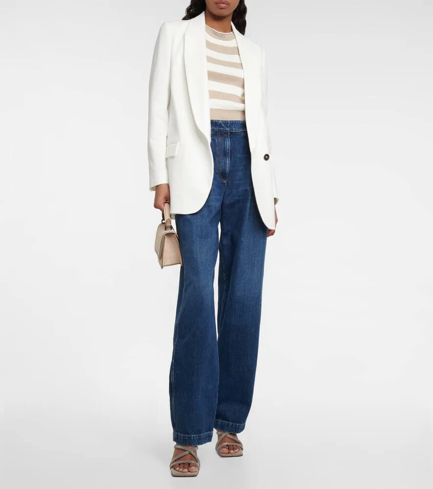 Brunello Cucinelli Cotton-blend blazer