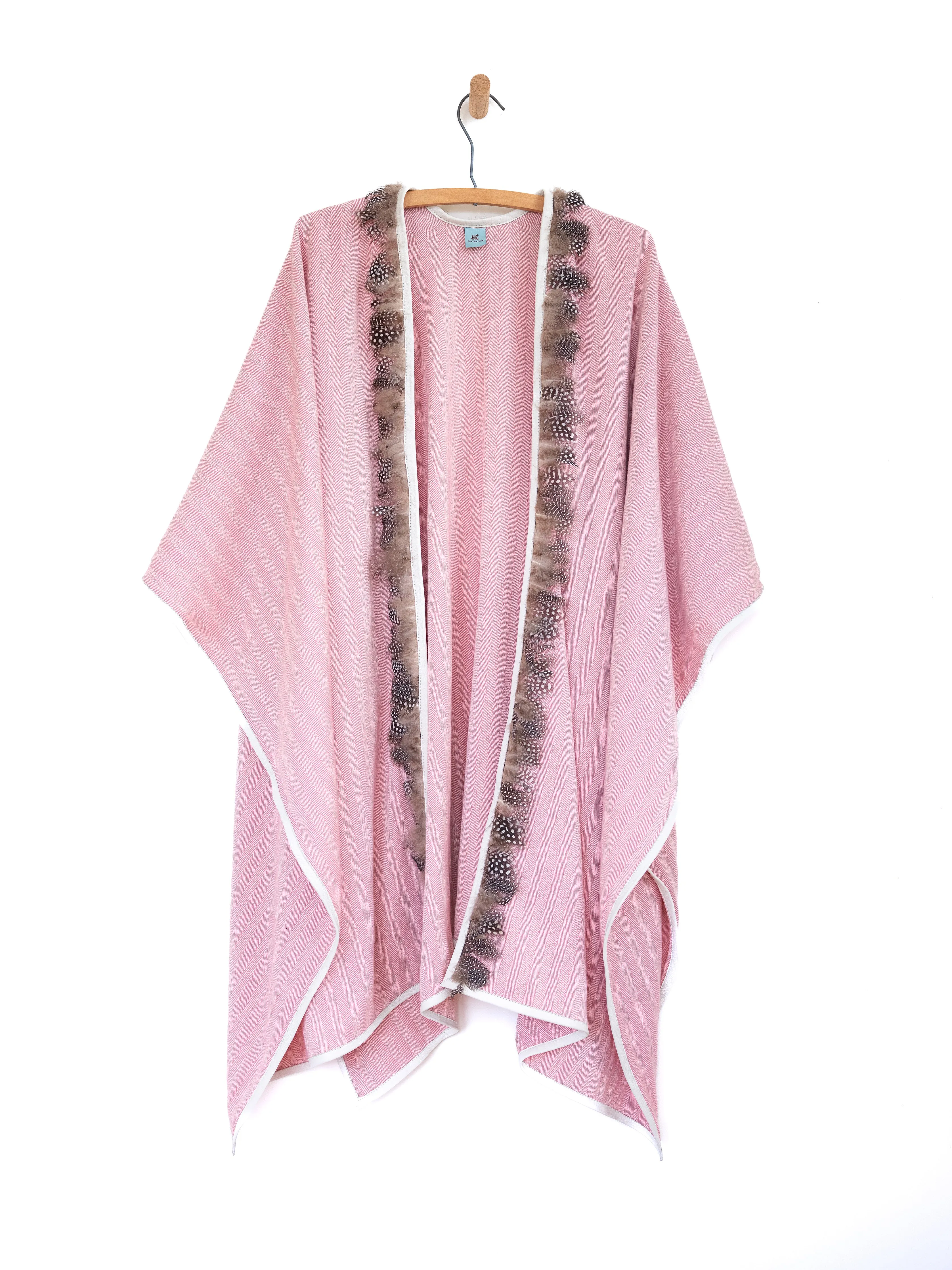 Cape with Guinea Feathers