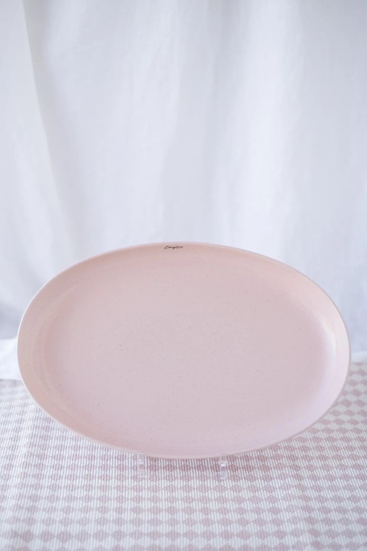 Casafina Pacifica Marshmallow Oval Platter