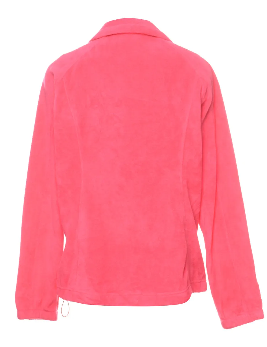 Classic Pink Columbia Fleece - L