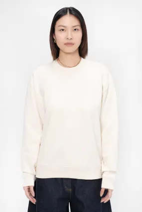 Crew Neck Sweatshirt, Ivory