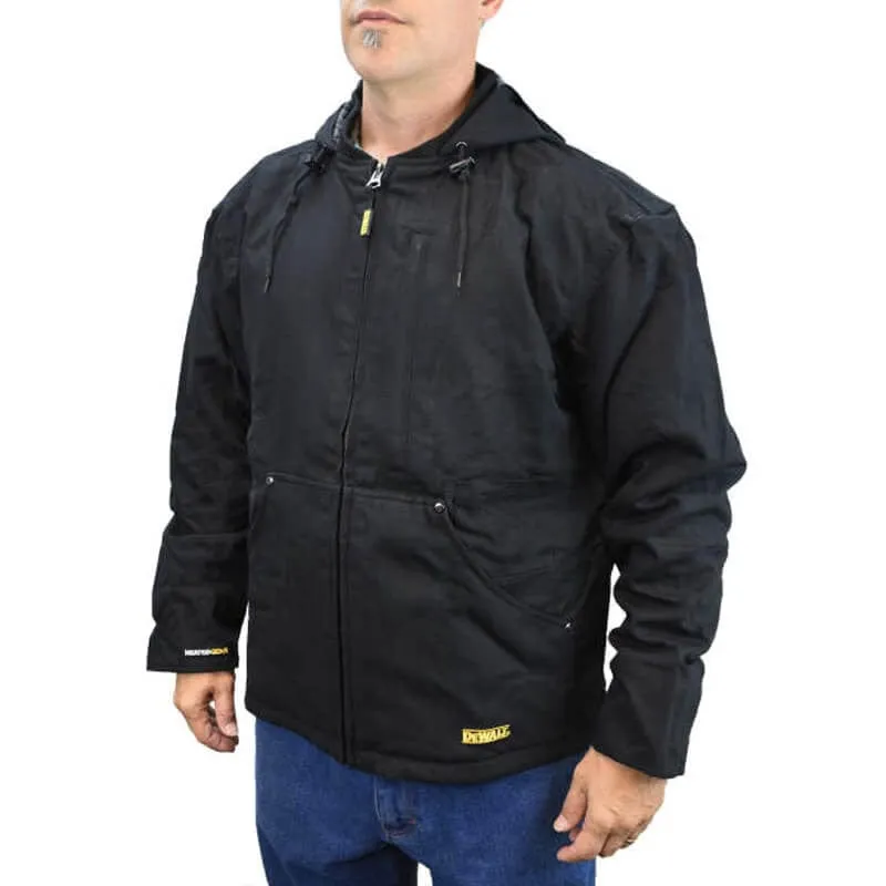 DEWALT Heated Heavy Duty Work Coat Black Without Battery