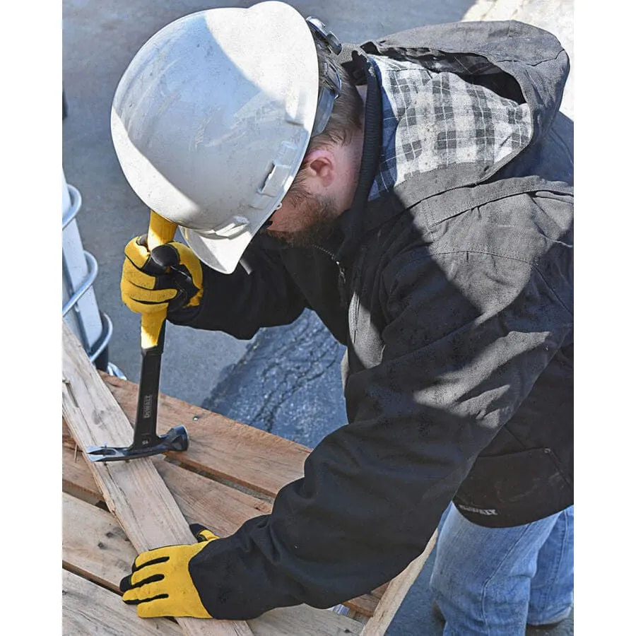 DEWALT Heated Heavy Duty Work Coat Tobacco With Battery & Charger