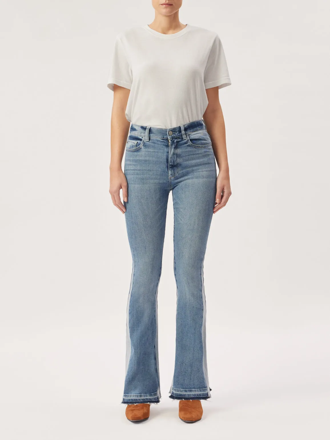 DL1961 White essential tee