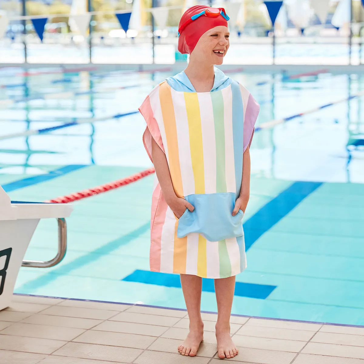Dock & Bay Poncho Kids - Unicorn Waves - Outlet