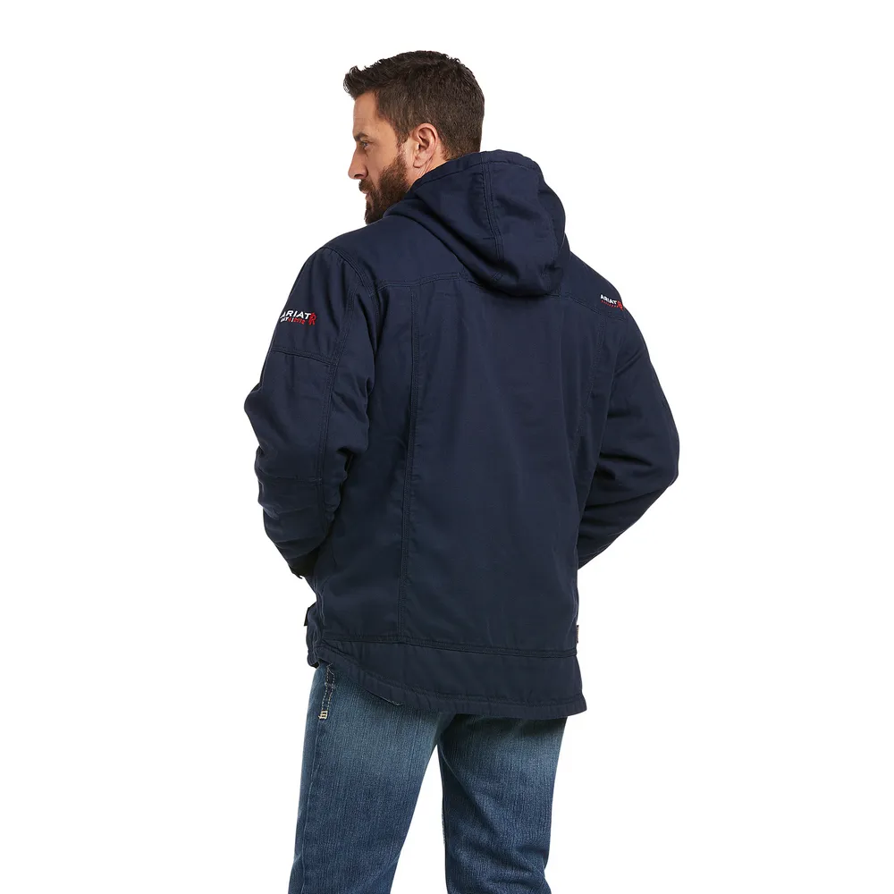 FR DURALIGHT STRETCH CANVAS JACKET - 410-Navy | Ariat 10037640