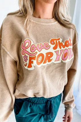 FRIDAY SATURDAY Love That For You Corded Pullover