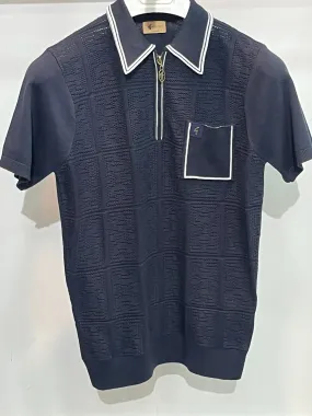 GABICCI MARR KNITTED POLO V54GM06-NAVY