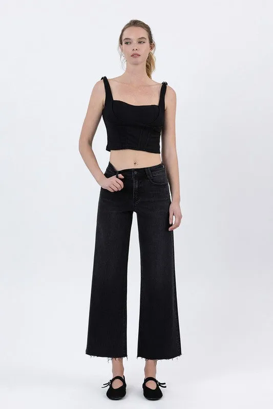 High Rise Ankle Wide