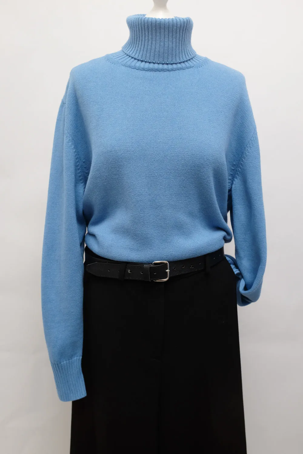 MAISON MARGIELA MM6 BLUE KNIT SWEATER