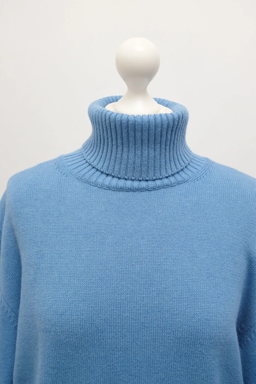 MAISON MARGIELA MM6 BLUE KNIT SWEATER