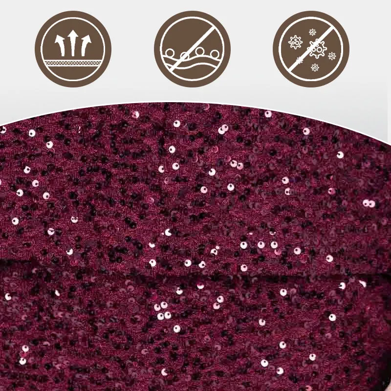 New Hot SellingWomen's Sequin Crewneck Top & Loose Trousers