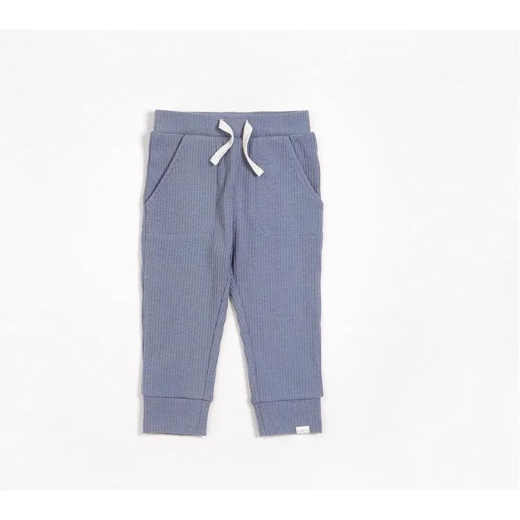 Organic Modal Rib Play Set - Blue Dusk