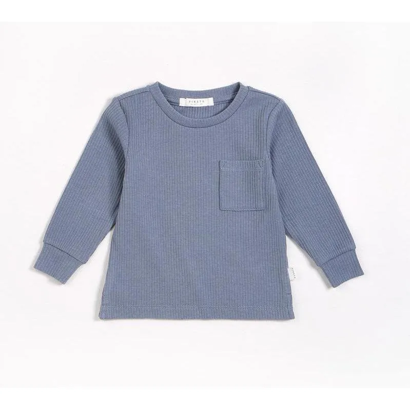 Organic Modal Rib Play Set - Blue Dusk
