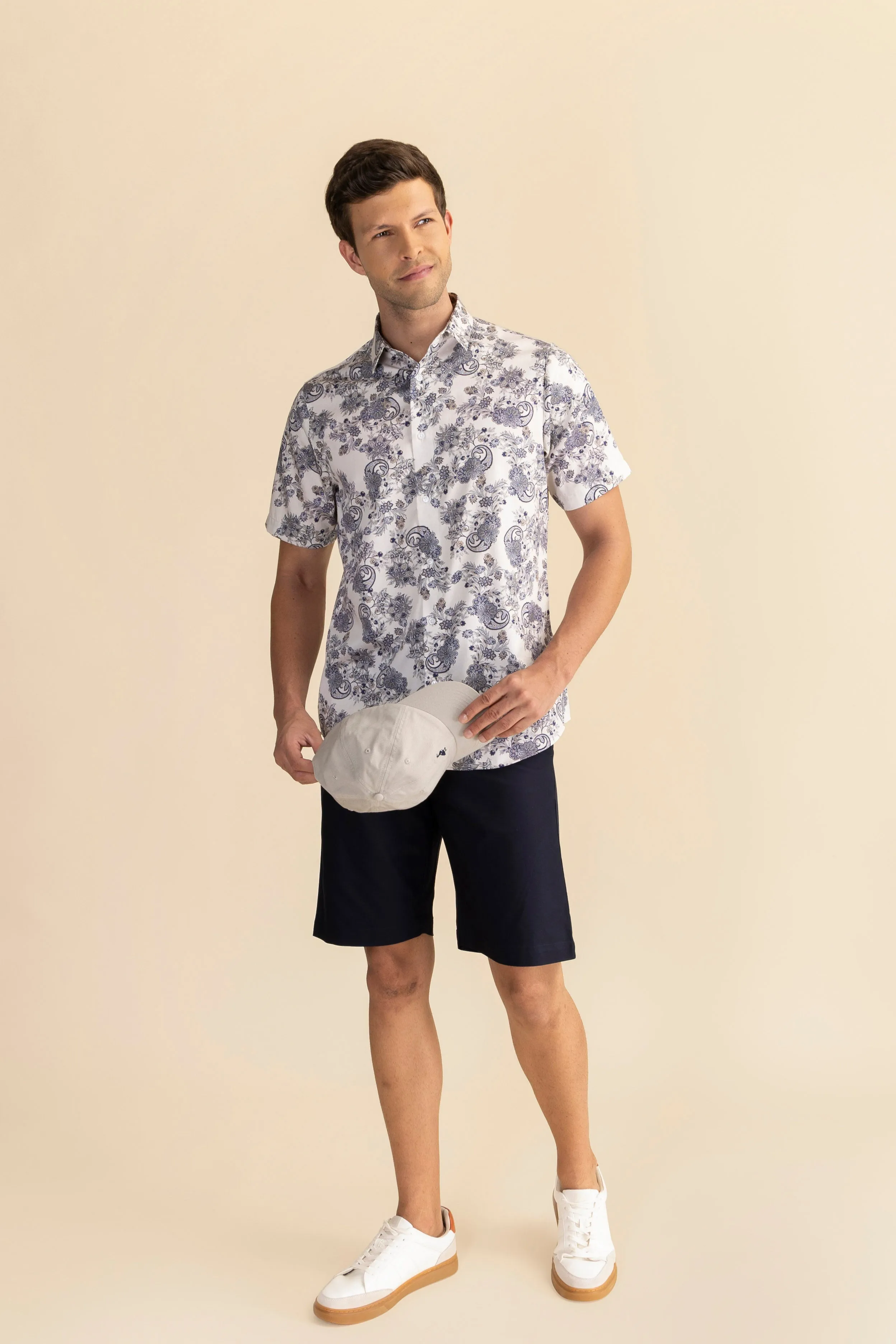 Paisley satin shirt EOSS