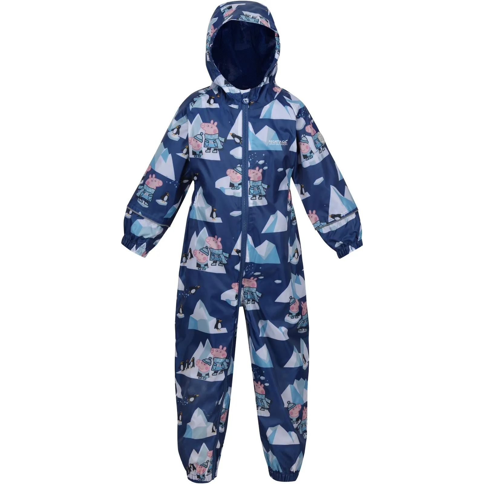 Regatta Kids Peppa Pig Pobble Print Waterproof Puddle Suit