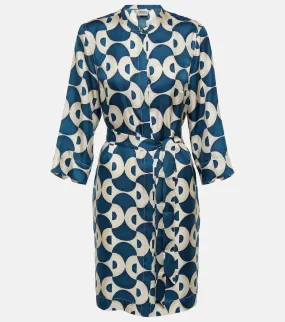 'S Max Mara Timek printed silk jacket