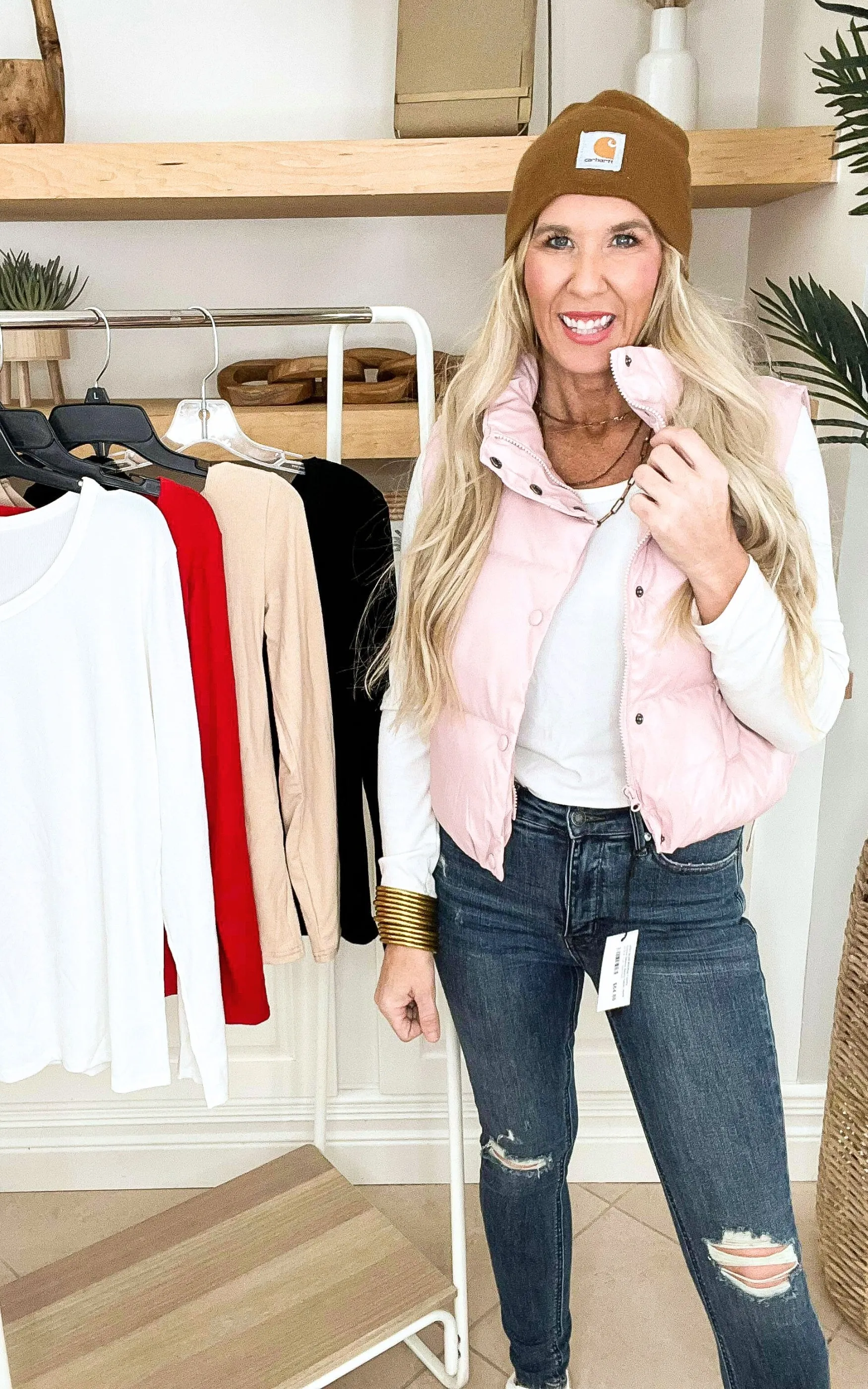 SALTY WAVE Hold Tight Long Sleeve Tops- Basics*