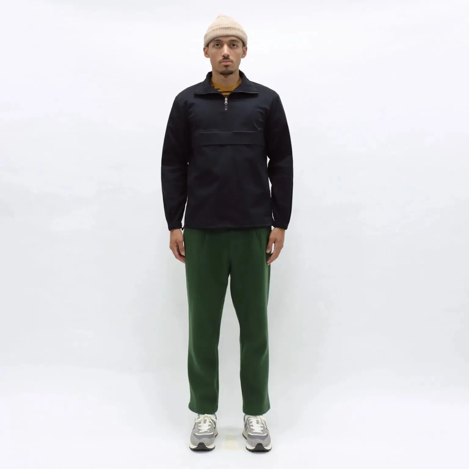 Umi Waxed Cagoule Black