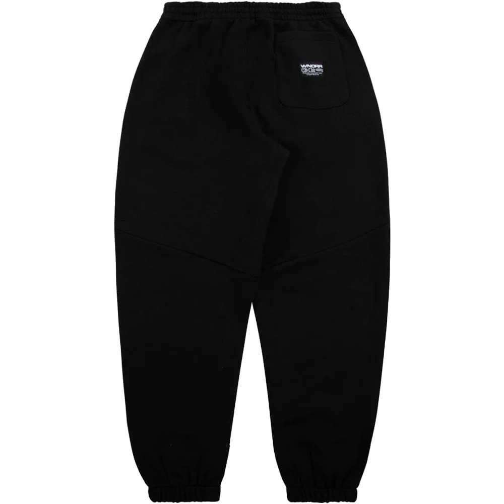 WNDRR Halo Baggy Trackpant - Black